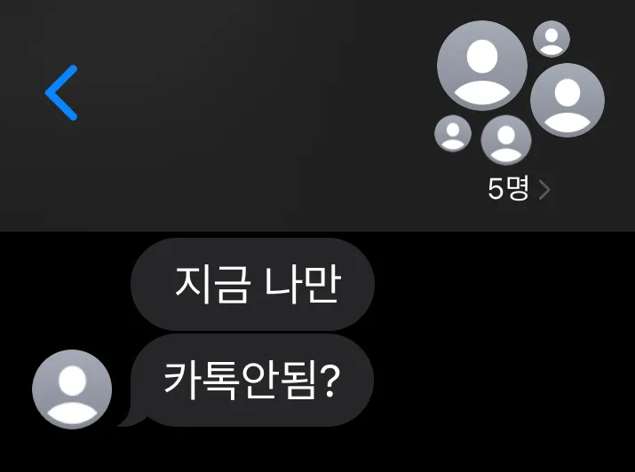 카톡 안됨